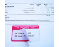 Etiket 'Références à Rappeler', 59 x 36 mm