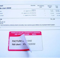 Etiquette 'Références à Rappeler', 59 x 36 mm