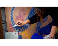 Marqueur posca pc7m gouache encre inodore toutes surfaces pointe large conique coloris 8 unites