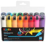 Marqueur posca pc7m pointe conique trait 4,5-5,5mm       coloris assortis boite 16     unites
