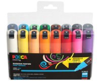 Marqueur posca pc7m pointe conique trait 4,5-5,5mm       coloris assortis boite 16     unites