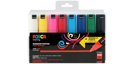 Marqueur à pigment PC-7M, étui de 16