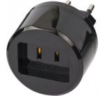 Adaptateur secteur de voyage USA / fiche Euro