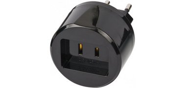 Adaptateur secteur de voyage USA / fiche Euro