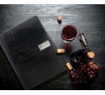 Protège-menus EGO, A4, en cuir, noir