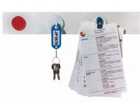 Barrette magnétique, (l)50 mm x (L)500 mm, blanc