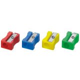 Taille-crayons, plastique, assorti