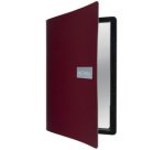 Protège-menus ROYAL, A4, en cuir, noir
