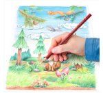 Crayons de couleur staedtler noris  187 triangulaires en   bois coloris assortis etui de 12