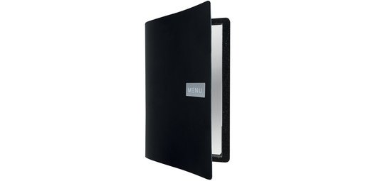 Protège-menus RAW, A4, en cuir véritable