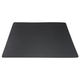 Set de table RAW, en cuir véritable, noir