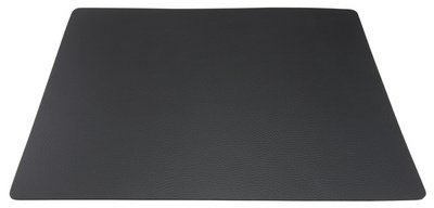 Placemat RAW, echt leer, zwart