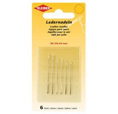 Set d'aiguilles pour cuir, 6 pièces