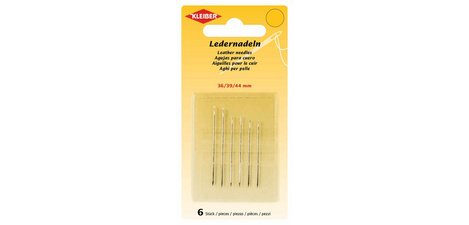 Set d'aiguilles pour cuir, 6 pièces