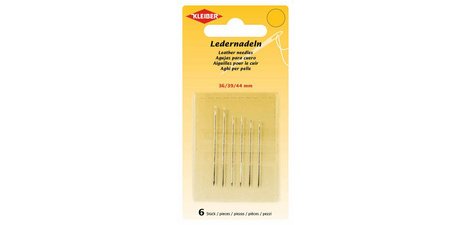 Set d'aiguilles pour cuir, 6 pièces