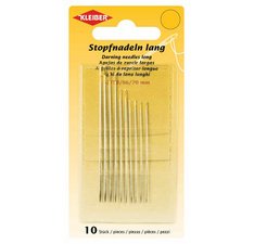 Set d'aiguilles à repriser, long, 10 pièces