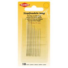 Set d'aiguilles à repriser, long, 10 pièces