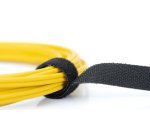 Lien auto-agrippant sur rouleau, 10 m, noir