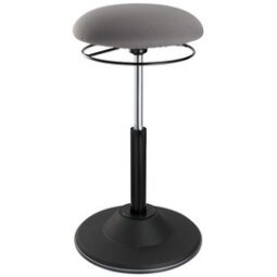 Tabouret, hauteur réglable, noir