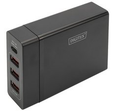 Adaptateur de charge universel USB, 4 ports, noir