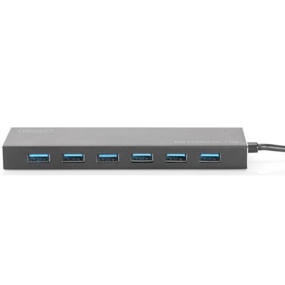 Hub USB 3.0 Super Speed, 7 ports, avec alimentation