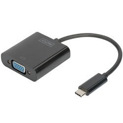 Adaptateur graphique USB 3.1, USB-C - VGA, noir