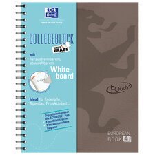 Cahier Touch European Book 4 'Write & Erase', brun