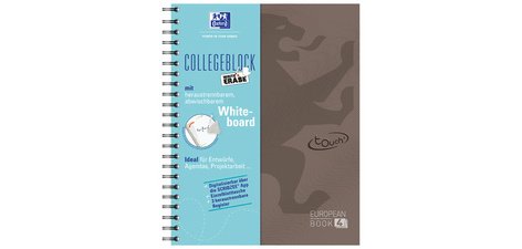 Cahier Touch European Book 4 'Write & Erase', brun