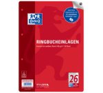 Feuillets pour classeur, A4, quadrillé, 100 feuilles