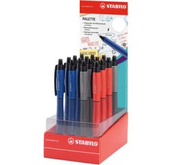 Stylo roller Palette, présentoir de comptoir de 16