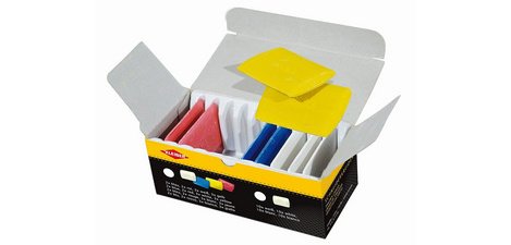 Craie de tailleur, set de 10, couleurs assorties