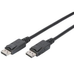 Câble de raccordement DisplayPort 1.2, 2,0 m, noir