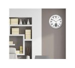 Unilux Instinct Wall Clock Ø30.5cm Silver Gray/White