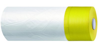 Kombi-Maske Band Gewebe 2in1, 550 mm x 20 m, gelb