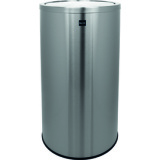 Helit Poubelle 'the swing', 50 litres, acier inox, argent