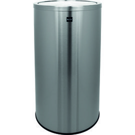 Helit Poubelle 'the swing', 50 litres, acier inox, argent