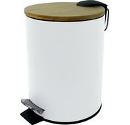 Poubelle à pédale 'the bamboo', 3 litres