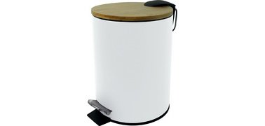 Poubelle à pédale 'the bamboo', 3 litres