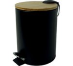 Poubelle à pédale 'the bamboo', 3 litres