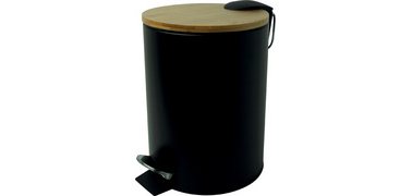 Poubelle à pédale 'the bamboo', 3 litres