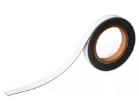 Ruban de marquage, magnétique, 40 mm x 5 m, blanc