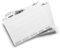 Etiquettes d'insertion 'LABEL REFILL', 200 x 20 mm