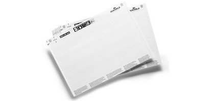 'LABEL REFILL' insertion labels, 200 x 20 mm