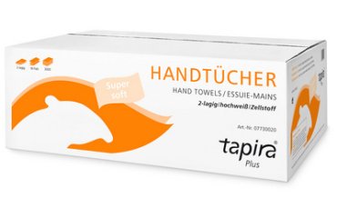 Essuie-mains Plus, 203x320 mm, plié en W, extra blanc