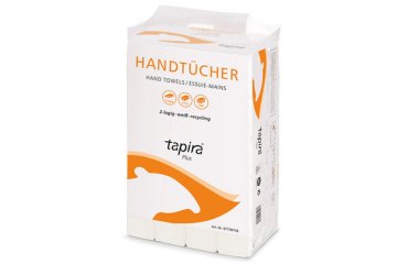 Essuie-mains Plus, 245 x 210 mm, plié en V, blanc