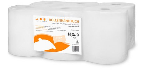 Rouleau d'essuie-mains Plus, 2 couches, 140 m, blanc