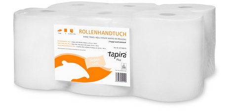 Rouleau d'essuie-mains Plus, 2 couches, 140 m, blanc