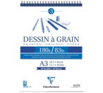 Bloc spiralé papier dessin à Grain, A4