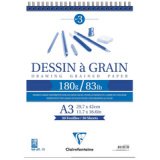 Dessin à Grain bloc spiralé 30F A5 180g