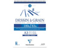 Drawing wirebound pad 14,8x21cm 30 sheets 180g